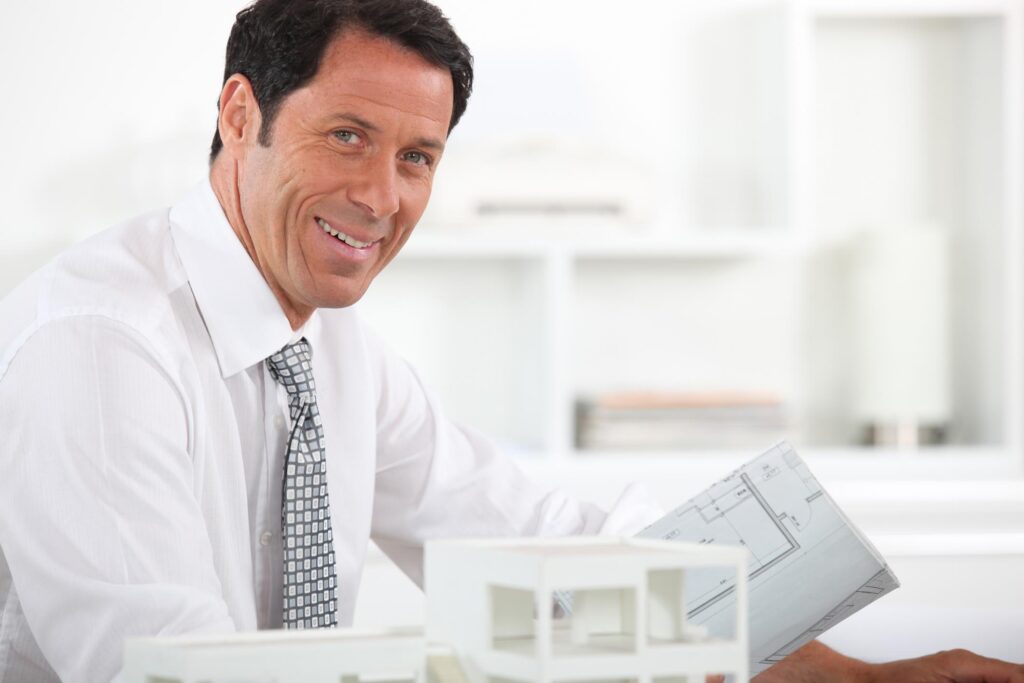 man holding a paper